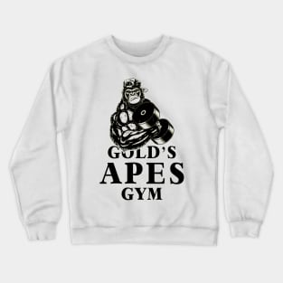 Gold's Apes Gym Body Building Crewneck Sweatshirt